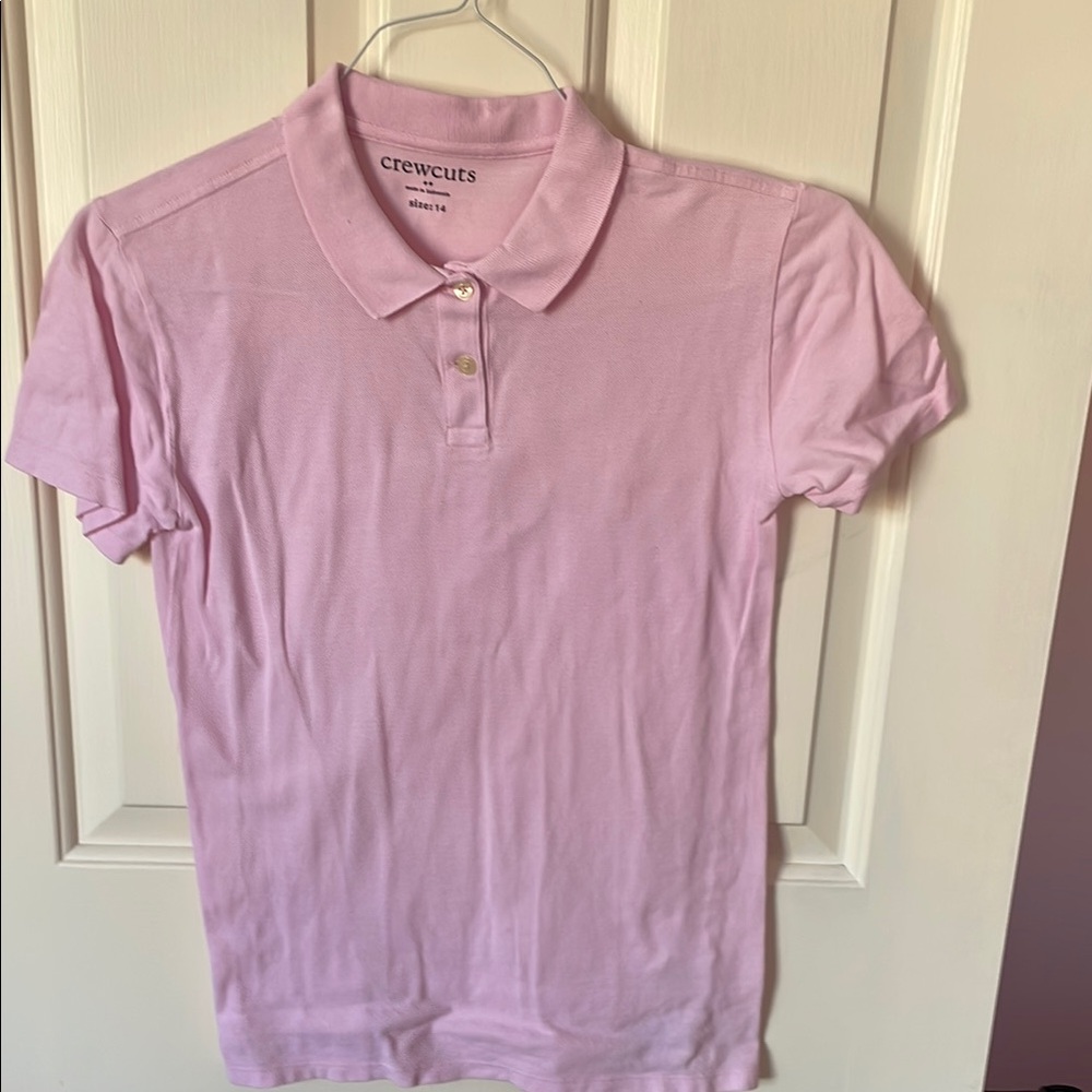 Crewcuts Pink Polo Shirt